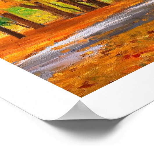 Poster voor herfstsceneratie (Hoek)