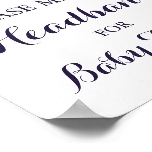 Poster voor het aantekenen van een blokband-statio (Hoek)