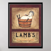  Poster voor het adverteren van zeep (Voorkant)