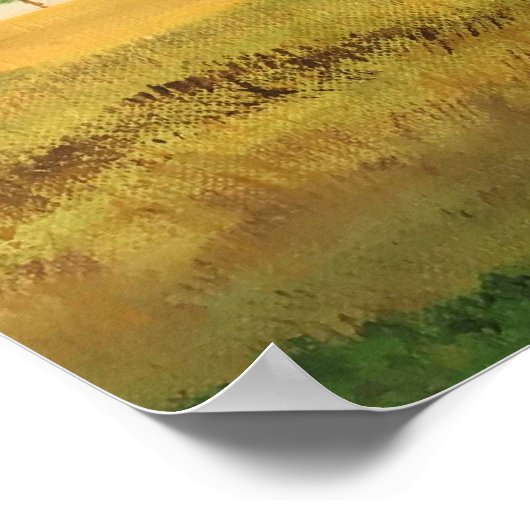 Poster voor het afdrukken van Afrikaanse olifanten (Hoek)