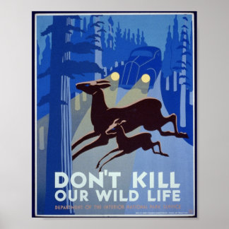  Poster voor het behoud van het wild