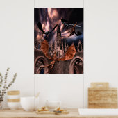 Poster voor het bestrijden van draken (Keuken)