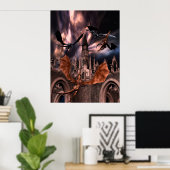 Poster voor het bestrijden van draken (Thuiskantoor)