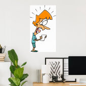 Poster voor het freak-uitspelen van vrouwen