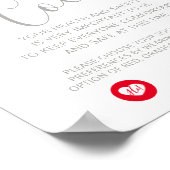 Poster voor het geven van les over sociale afstand (Hoek)