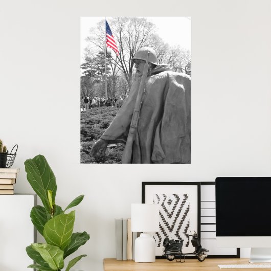 Poster voor het herdenkingsverdrag van Korea (Thuiskantoor)