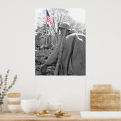 Poster voor het herdenkingsverdrag van Korea (Keuken)