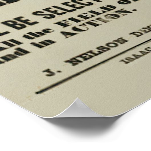 Poster voor het herstel van de burgeroorlog (Hoek)