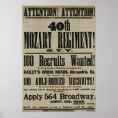 Poster voor het herstel van de burgeroorlog (Voorkant)