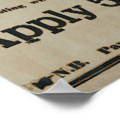 Poster voor het herstel van de burgeroorlog (Hoek)