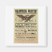 Poster voor het herstel van de burgeroorlog magneet (Voorkant)