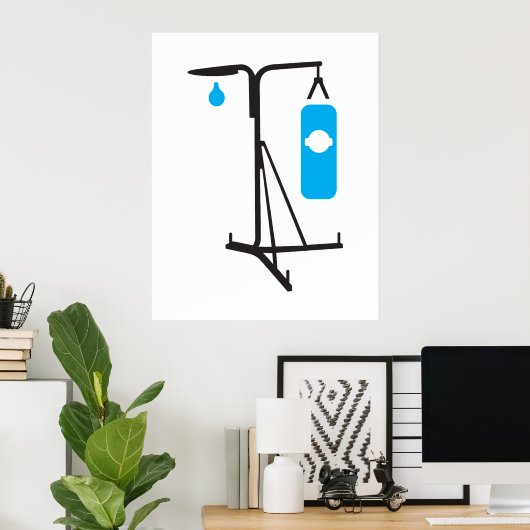 Poster voor het inkepen van gebak (Thuiskantoor)