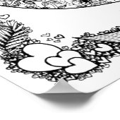 Poster voor het kleuren "in dienst" (Hoek)