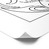 Poster voor het kleuren van het Afghaanse proverb (Hoek)