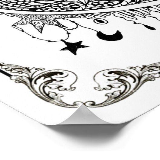 Poster voor het kleuren van "Mrs Dee's Hummingbird (Hoek)