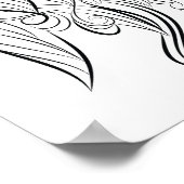 Poster voor het kleuren van volwassen adelaars (Hoek)