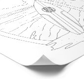 Poster voor het kleuren van volwassen Surven (Hoek)