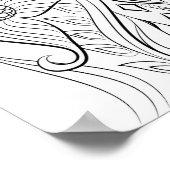 Poster voor het kleuren van volwassen voeders voor (Hoek)