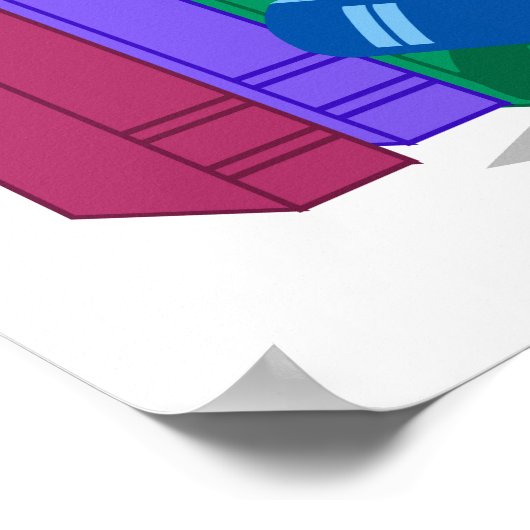 Poster voor het lezen van boeken (Hoek)