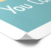 Poster voor het lezen van boeken en vrienden (Hoek)