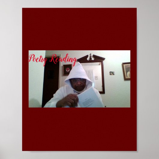 Poster voor het lezen van poëzie (Voorkant)