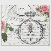 Poster voor het loskoppelen van koningin-bijenmeub cadeaupapier (Vlak)