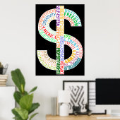 Poster voor het ondertekenen van hoge-ringstdollar (Thuiskantoor)