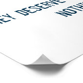 Poster voor het ontwerpen naar de niet geloofwaard (Hoek)