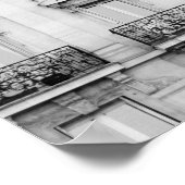 Poster voor het parisiaans gebouw (Hoek)