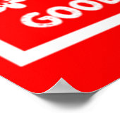 Poster voor het planten van goed zaad (Hoek)