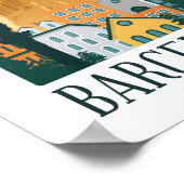 Poster voor het reizen naar Barcelona (Hoek)