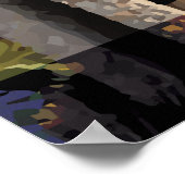 Poster voor het reizen naar Barcelona (Hoek)