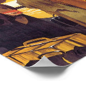 Poster voor het reizen naar Barcelona (Hoek)