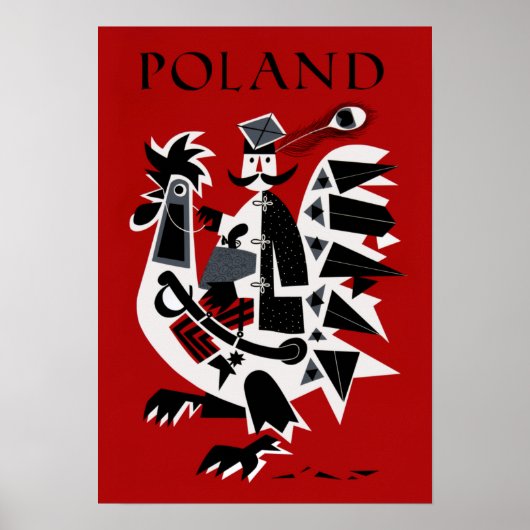 Poster voor het reizen naar het buitenland in Pole (Voorkant)