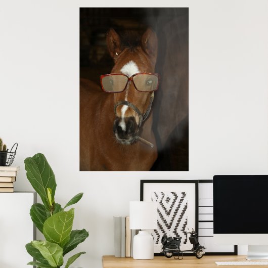 Poster voor het roken van taarten (Thuiskantoor)