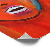 Poster voor het schilderen van Afrikaanse vrouweno (Hoek)