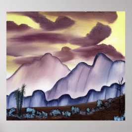 Poster voor het schilderen van de zuidwestelijke w