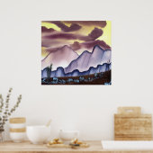 Poster voor het schilderen van de zuidwestelijke w (Keuken)