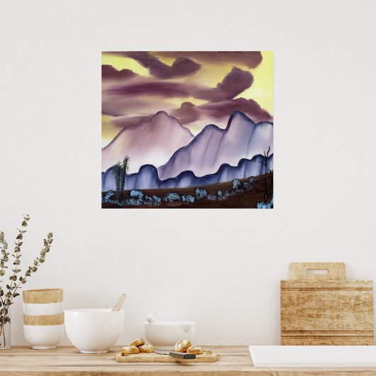 Poster voor het schilderen van de zuidwestelijke w (Keuken)