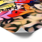 Poster voor het schilderen van digitale eekhoorns (Hoek)