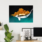 Poster voor het schilderen van granen en melk (Thuiskantoor)