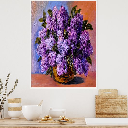 Poster voor het schilderen van likeur (Keuken)