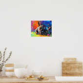 Poster voor het schilderen van stierenhonden (Keuken)