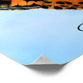 Poster voor het schilderen van vlindervlindervlind (Hoek)