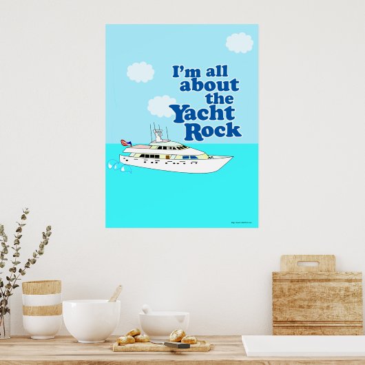 Poster voor het slaan van een jacht (Keuken)