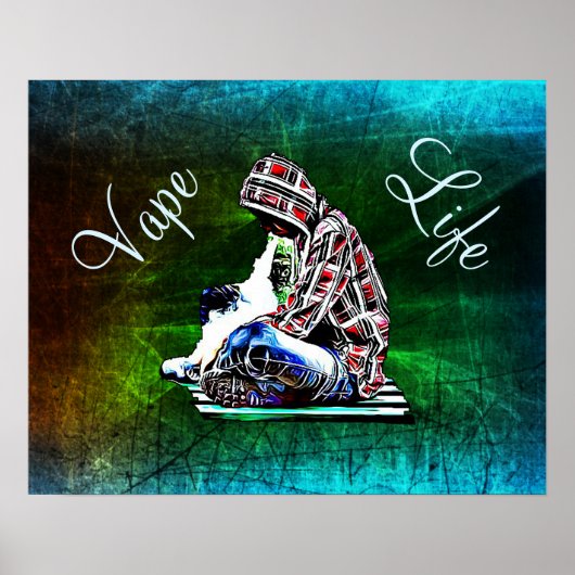 Poster voor het stoken van golven en dampen (Voorkant)