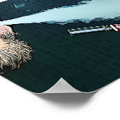 Poster voor het stoken van golven en dampen (Hoek)