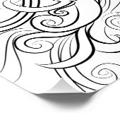 poster voor het tekenen van volwassen paardenpelkr (Hoek)