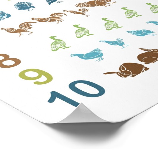 Poster voor het telen van boerderijen (Hoek)