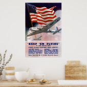 Poster voor het terugwinnen van legervliegtuigen (Keuken)